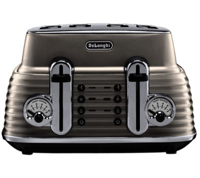 DELONGHI  Scultura CTZ4003BG 4-Slice Toaster - Champagne